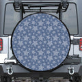 Star Denim Jeans Pattern Print Tire Cover