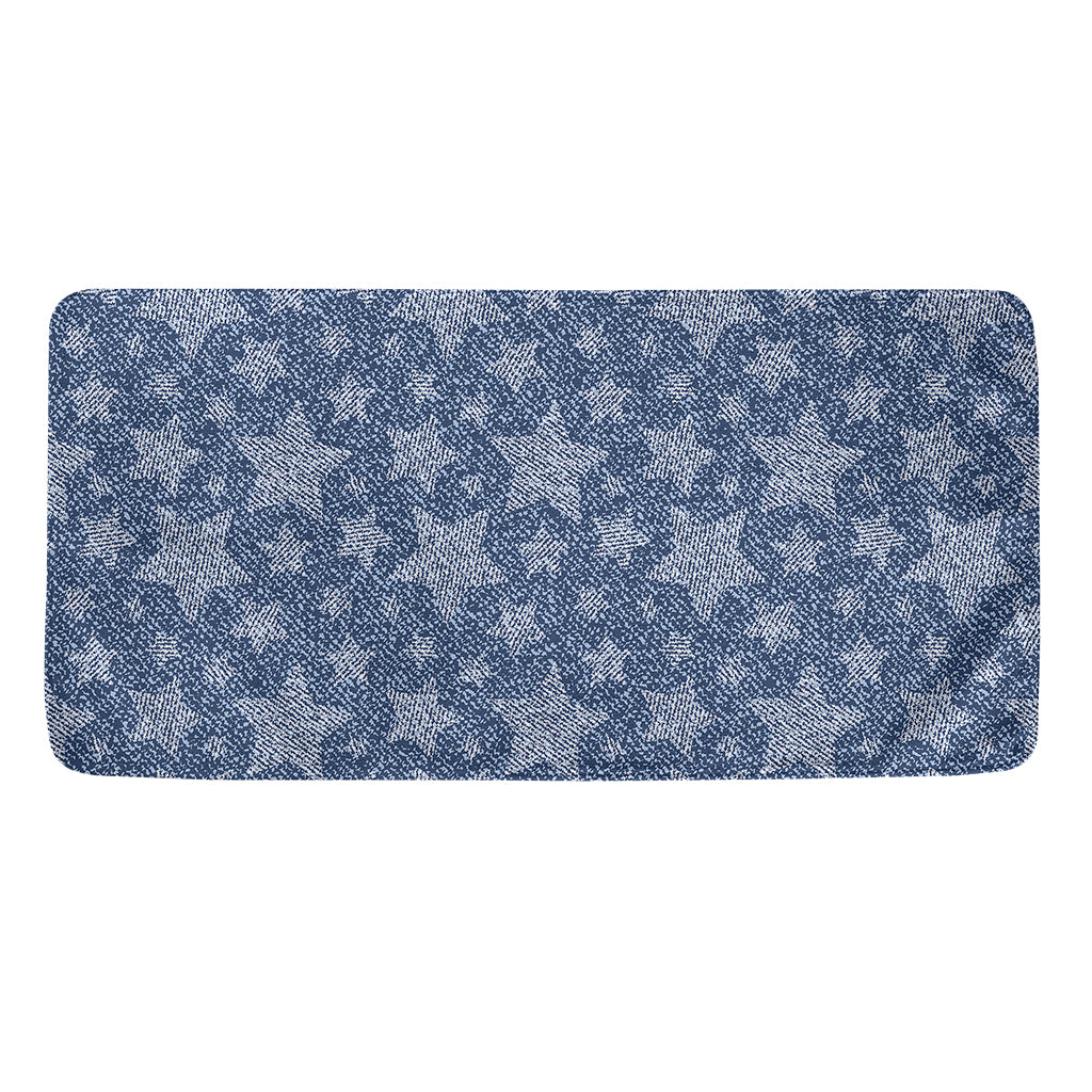 Star Denim Jeans Pattern Print Towel