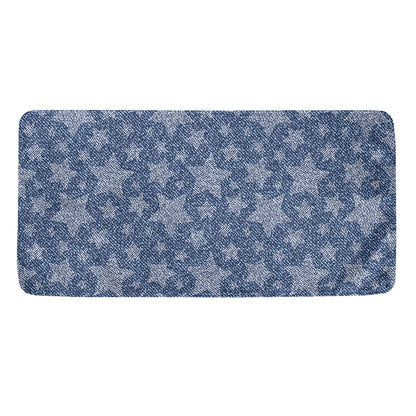 Star Denim Jeans Pattern Print Towel