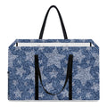 Star Denim Jeans Pattern Print Utility Tote Bag
