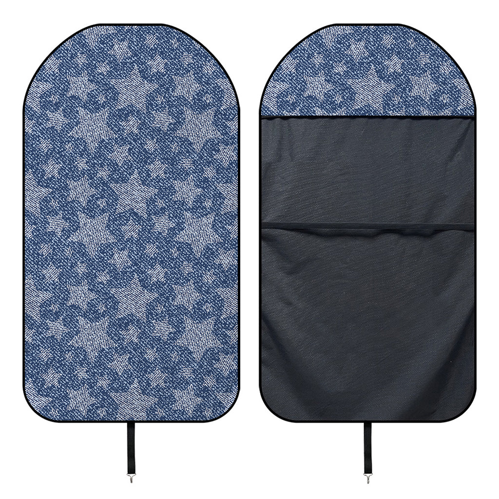 Star Denim Jeans Pattern Print Waterproof Car Seat Cover