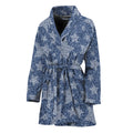 Star Denim Jeans Pattern Print Women's Bathrobe