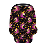Star Fairy Unicorn Pattern Print Baby Seat Cover