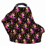 Star Fairy Unicorn Pattern Print Baby Seat Cover