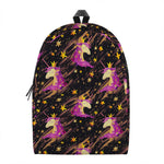 Star Fairy Unicorn Pattern Print Backpack
