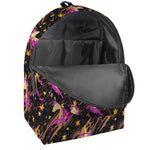 Star Fairy Unicorn Pattern Print Backpack