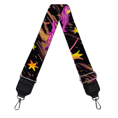 Star Fairy Unicorn Pattern Print Bag Strap