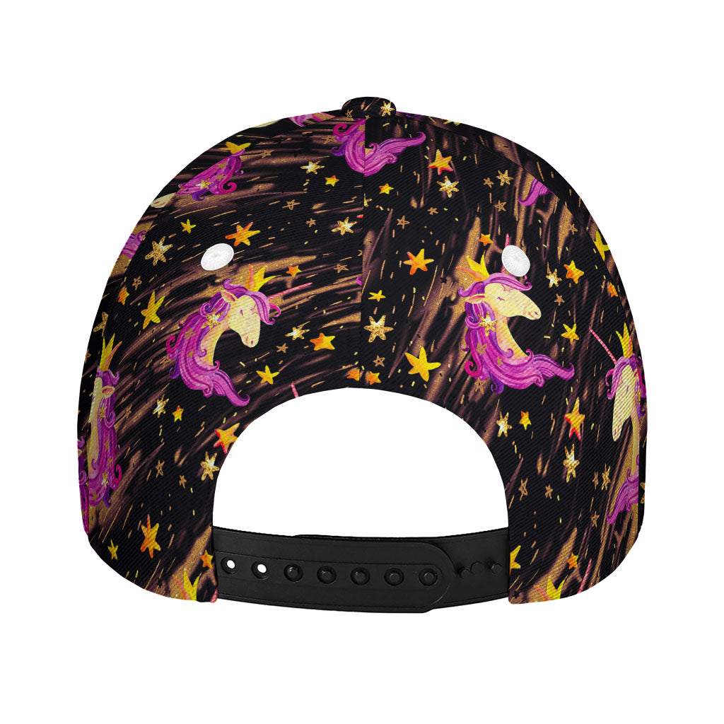 Star Fairy Unicorn Pattern Print Baseball Cap