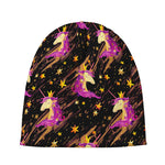 Star Fairy Unicorn Pattern Print Beanie