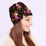 Star Fairy Unicorn Pattern Print Beanie