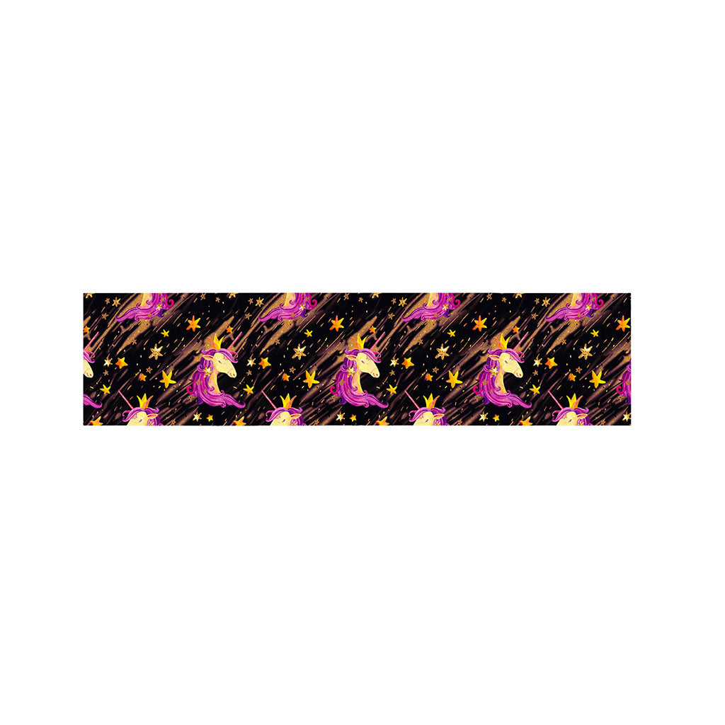 Star Fairy Unicorn Pattern Print Bed Runner