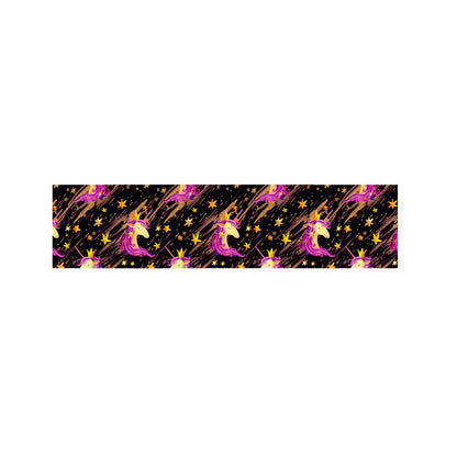 Star Fairy Unicorn Pattern Print Bed Runner