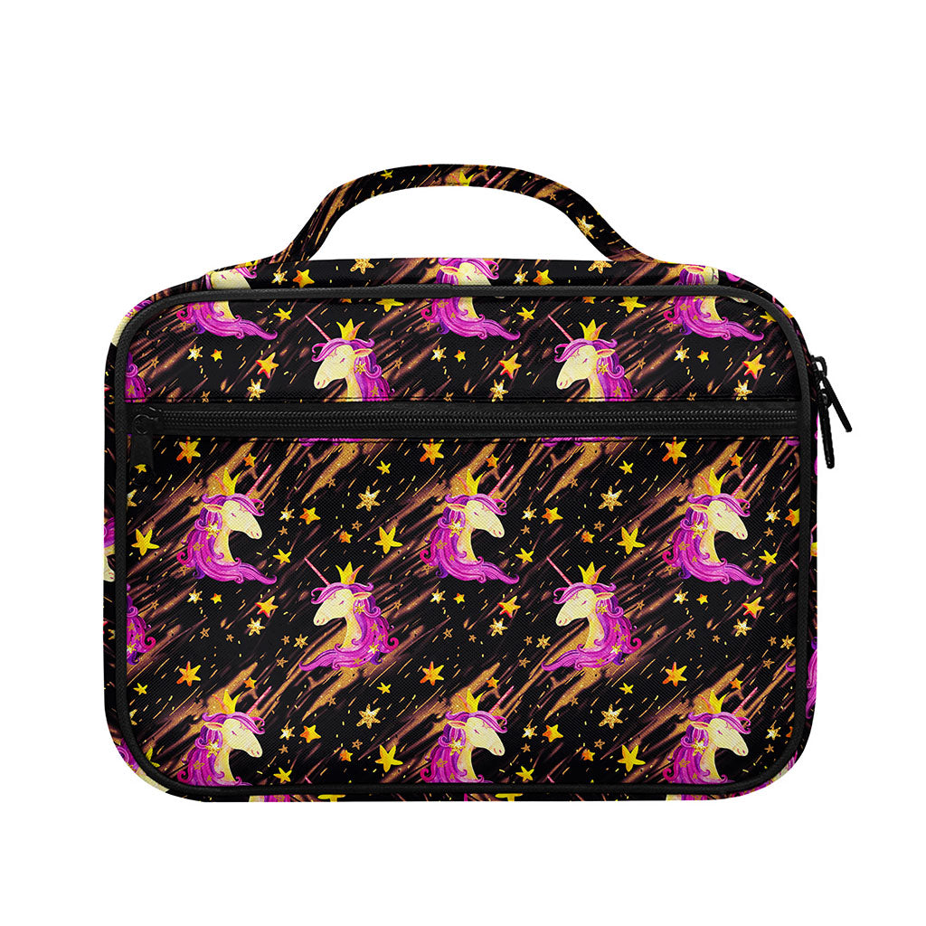 Star Fairy Unicorn Pattern Print Briefcase Bible Bag