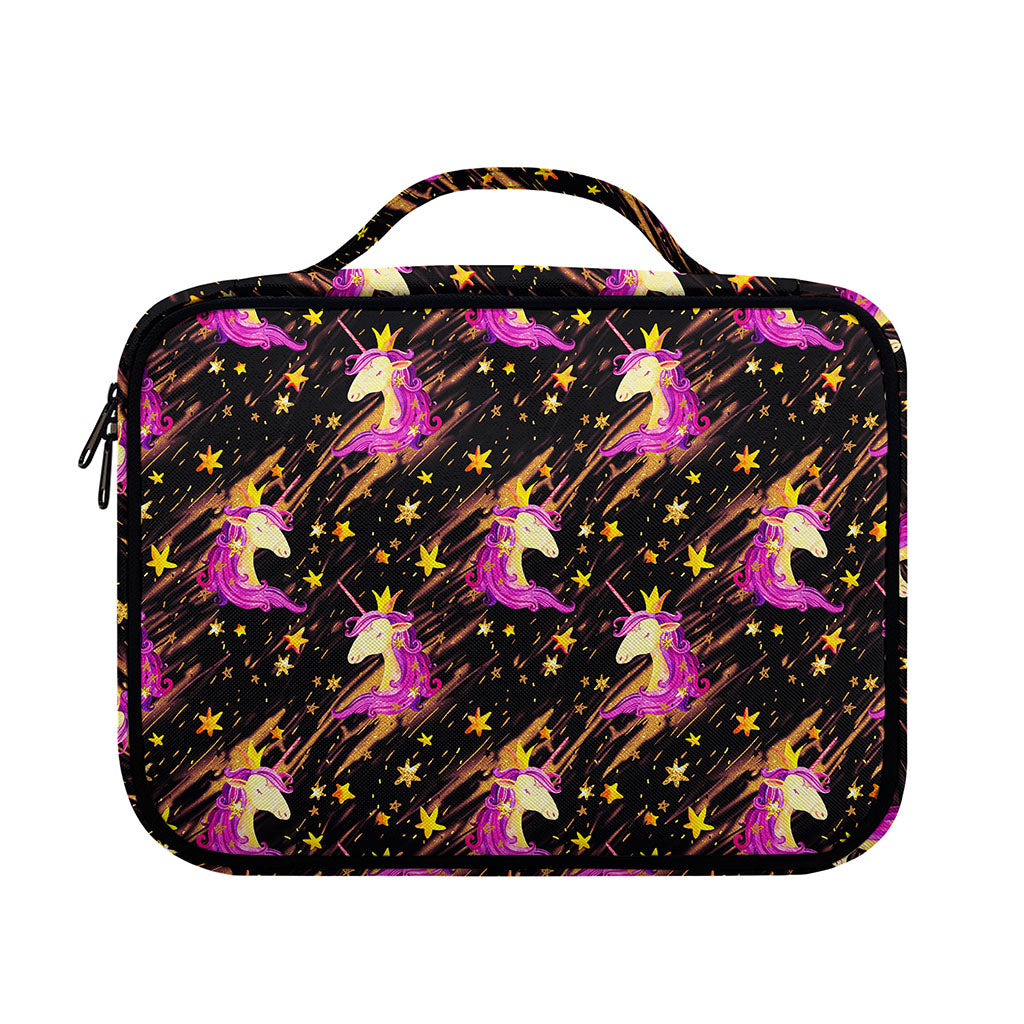 Star Fairy Unicorn Pattern Print Briefcase Bible Bag