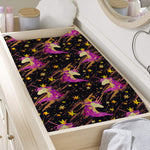 Star Fairy Unicorn Pattern Print Changing Pad Cover