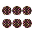 Star Fairy Unicorn Pattern Print Coaster Set