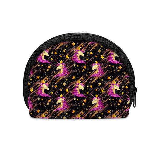 Star Fairy Unicorn Pattern Print Coin Purse