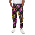Star Fairy Unicorn Pattern Print Cotton Sweatpants