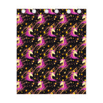 Star Fairy Unicorn Pattern Print Curtain