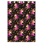 Star Fairy Unicorn Pattern Print Curtain