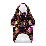 Star Fairy Unicorn Pattern Print Dog Zip Up Hoodie