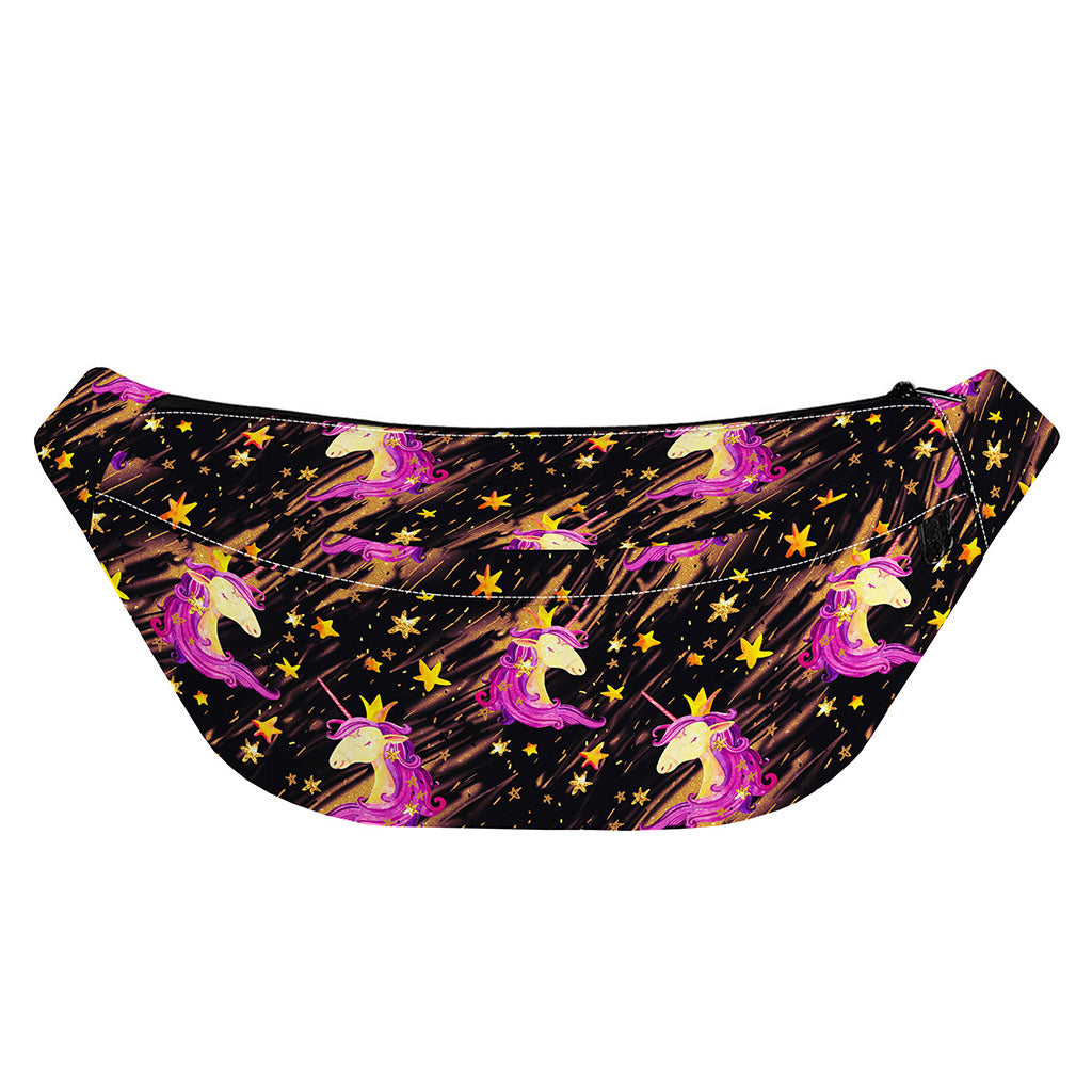 Star Fairy Unicorn Pattern Print Fanny Pack
