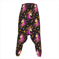 Star Fairy Unicorn Pattern Print Hammer Pants