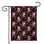 Star Fairy Unicorn Pattern Print House Flag