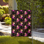 Star Fairy Unicorn Pattern Print House Flag