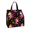 Star Fairy Unicorn Pattern Print Insulated Lunch Tote