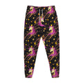Star Fairy Unicorn Pattern Print Jogger Pants