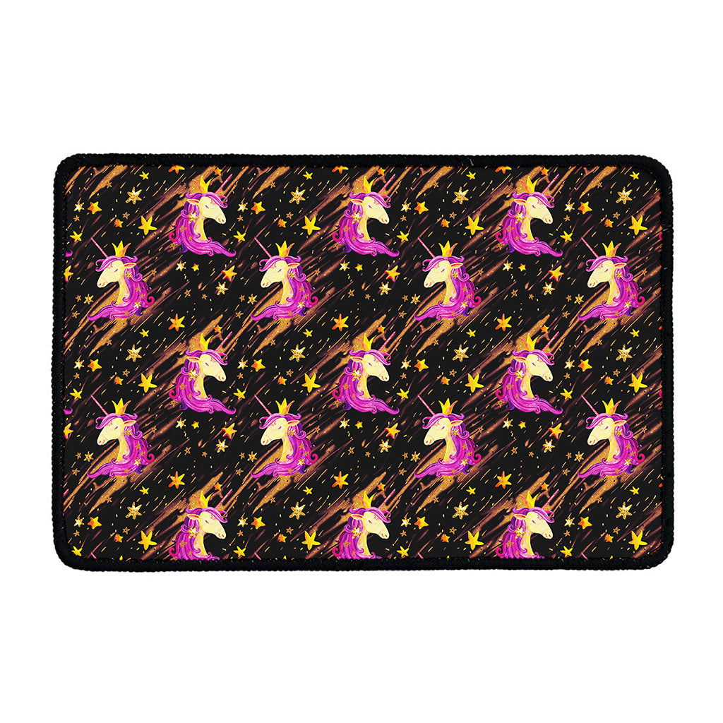Star Fairy Unicorn Pattern Print Kitchen Mat