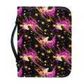 Star Fairy Unicorn Pattern Print Leather Bible Cover