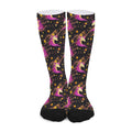 Star Fairy Unicorn Pattern Print Long Socks