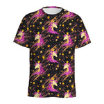 Star Fairy Unicorn Pattern Print Men's Sports T-Shirt