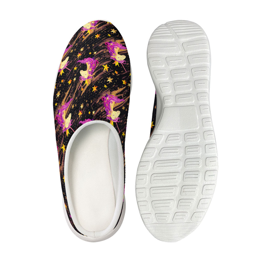 Star Fairy Unicorn Pattern Print Mesh Casual Shoes
