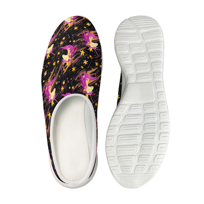 Star Fairy Unicorn Pattern Print Mesh Casual Shoes