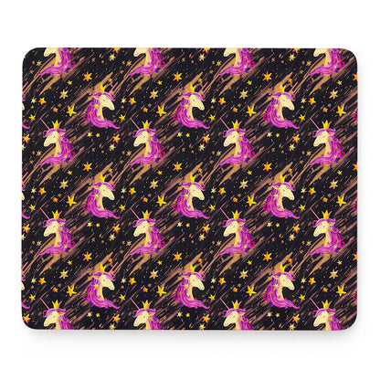 Star Fairy Unicorn Pattern Print Mouse Pad