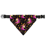 Star Fairy Unicorn Pattern Print Over The Collar Dog Bandana