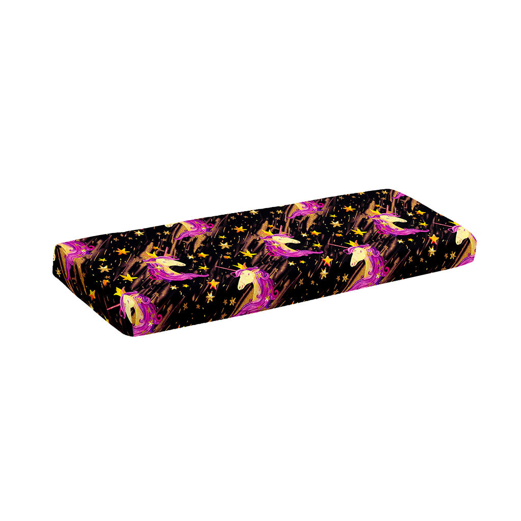 Star Fairy Unicorn Pattern Print Piano Keyboard Cover