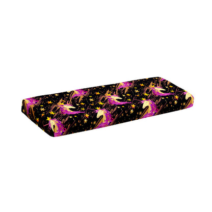 Star Fairy Unicorn Pattern Print Piano Keyboard Cover