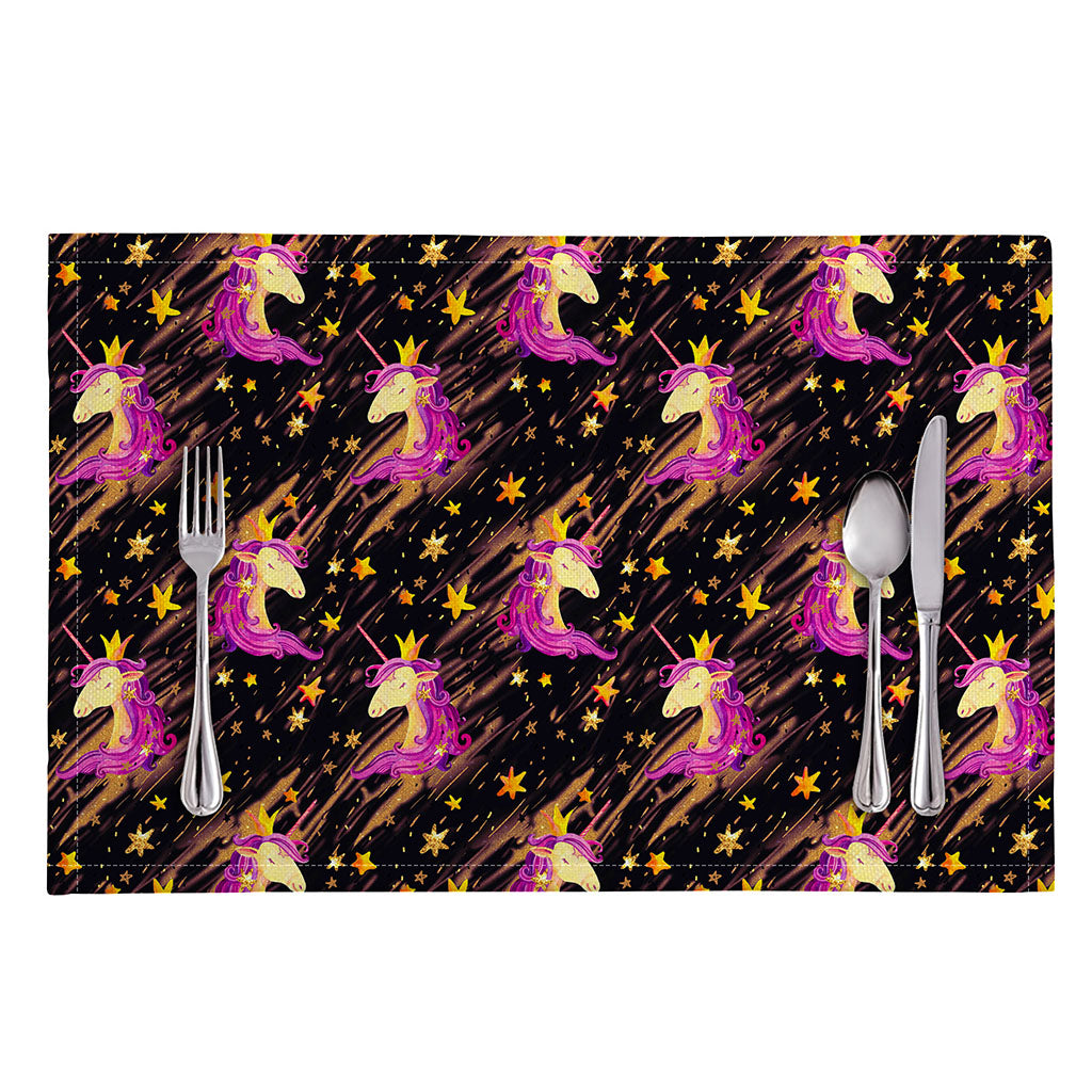 Star Fairy Unicorn Pattern Print Placemat