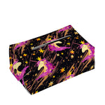 Star Fairy Unicorn Pattern Print Rectangle Tissue Box Cover
