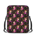 Star Fairy Unicorn Pattern Print Rectangular Crossbody Bag