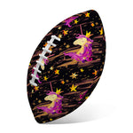 Star Fairy Unicorn Pattern Print Rugby Ball