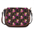 Star Fairy Unicorn Pattern Print Saddle Bag
