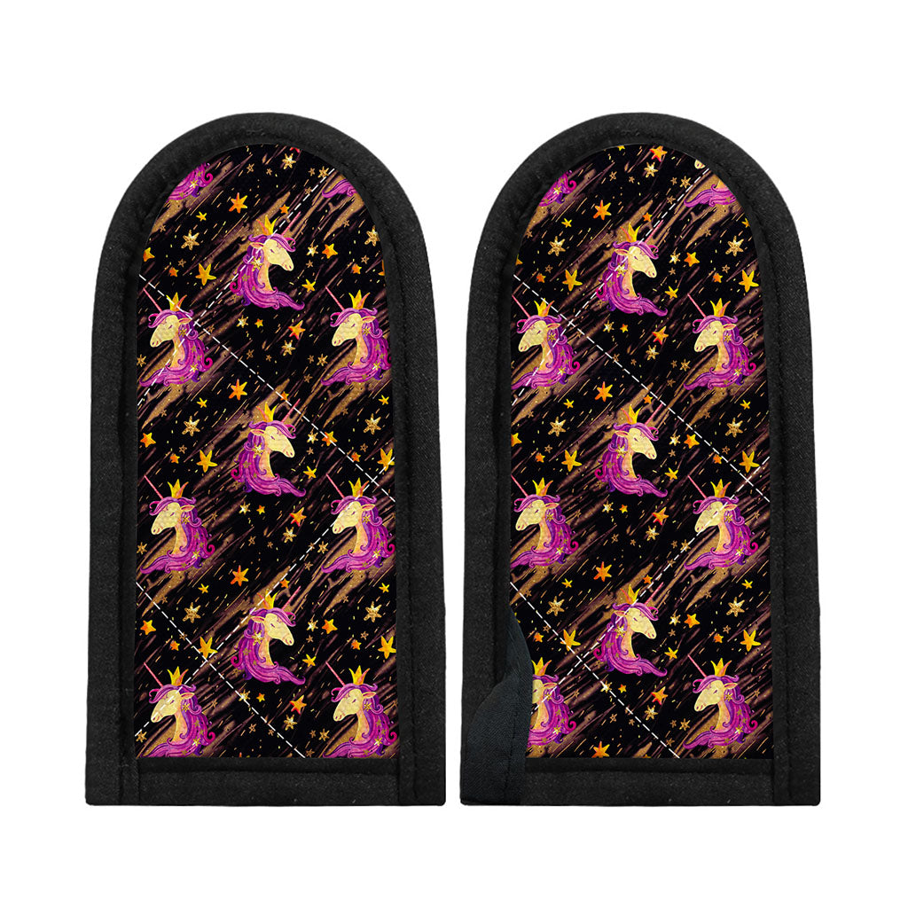 Star Fairy Unicorn Pattern Print Skillet Handle Cover