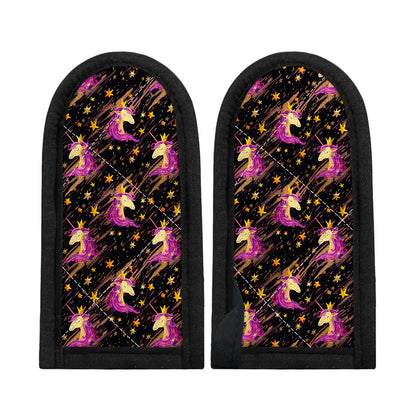 Star Fairy Unicorn Pattern Print Skillet Handle Cover