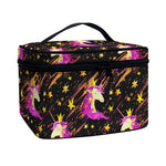 Star Fairy Unicorn Pattern Print Travel Makeup Bag
