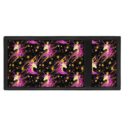 Star Fairy Unicorn Pattern Print Trifold Wallet